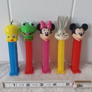 5 Pez Dispensers